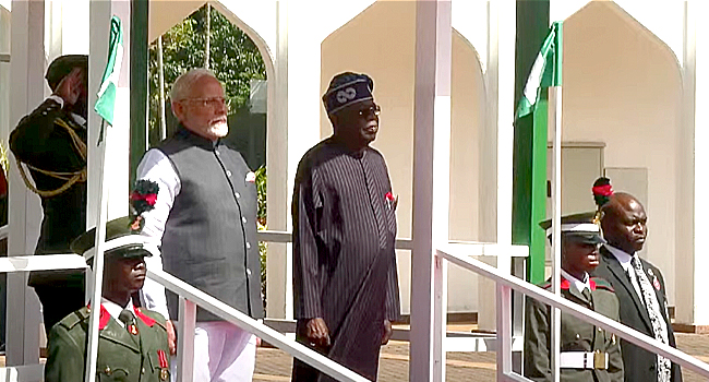 Tinubu confers GCON on Prime Minister, Narendra Modi