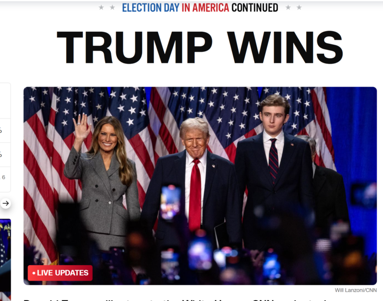 CNN finally projects Trump winner of US presidential election Idoma Voice