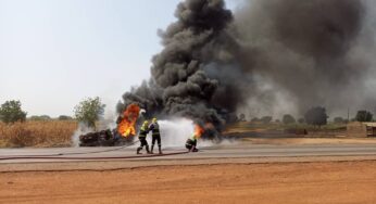 BREAKING: Petrol-laden tanker explodes in Jigawa