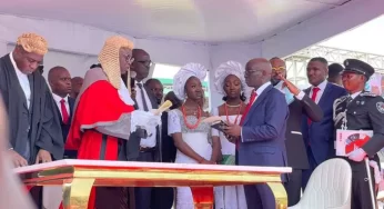 BREAKING: Okpebholo sworn-in as Edo State Governor, takes over from Obaseki