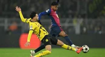 UCL: Ferran Torres fires Barcelona to knockout stage in Dortmund thriller