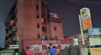 Delta: Tension in Effurun as mysterious fire engulfs former JFM building