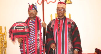 Why I conferred Ookelagwo K’Idoma title on Barrister Boniface Apochi – Och’Idoma