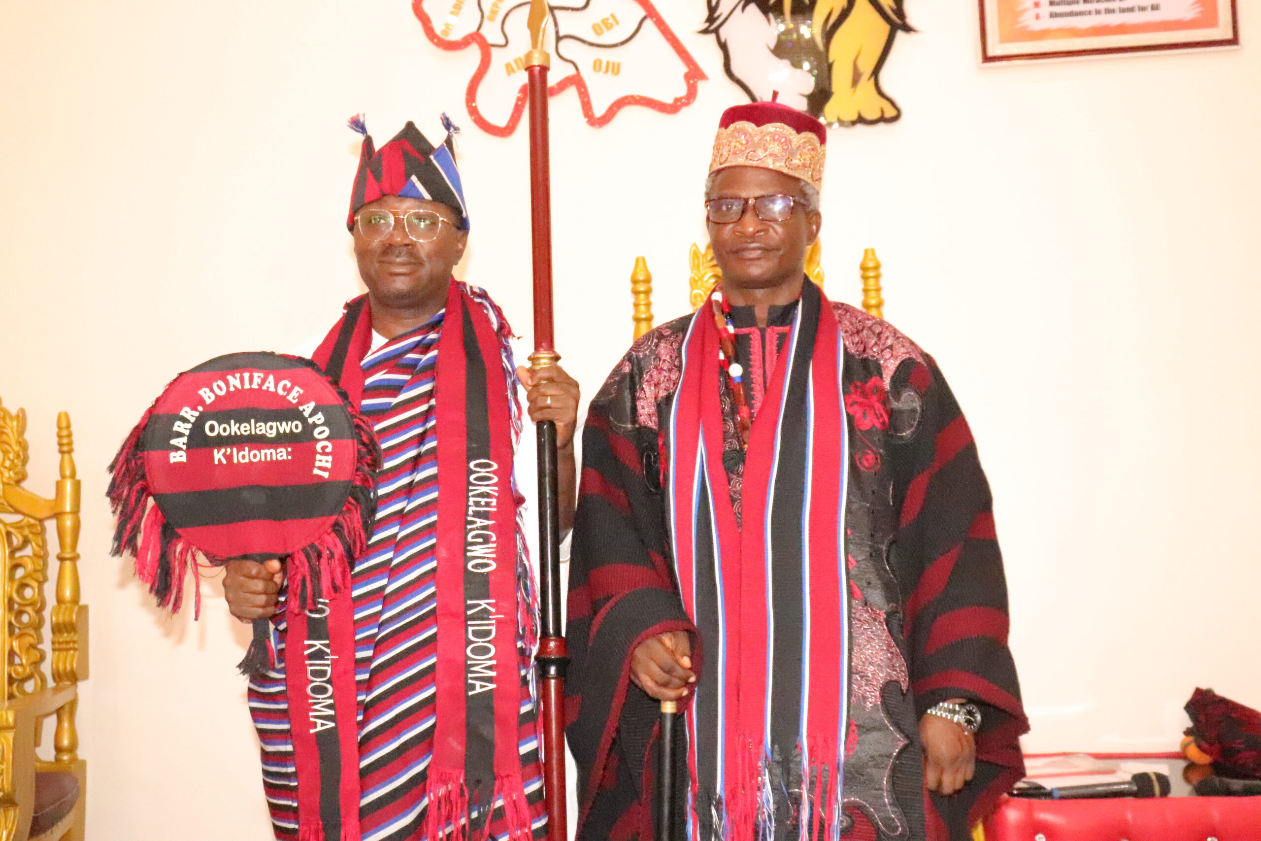 Why I conferred Ookelagwo K’Idoma title on Barrister Boniface Apochi – Och’Idoma