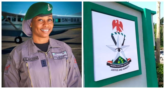 BREAKING: Olanike Balogun makes history, becomes Customs first female pilot