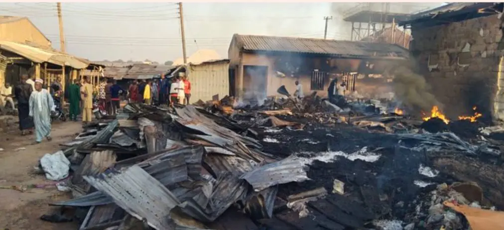 Late-night fire destroys goods worth millions in Lafia Market