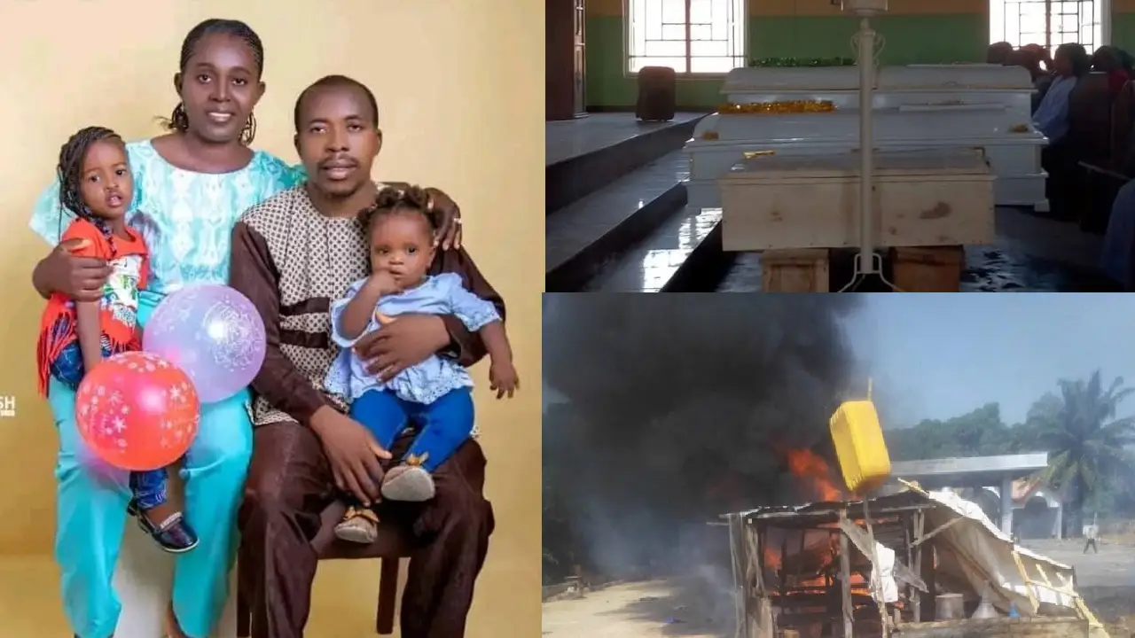 Benue Couple, Daughters buried after tragic road accident along Akwanga-Abuja road