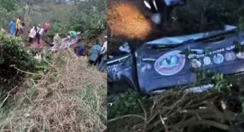 Abia security patrol van plunges into ditch, one dead, nine injured