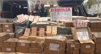 NDLEA seizes N1.04 billion worth of illicit drugs in Lagos hotel raid